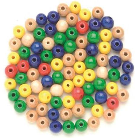 Thumbnail - Glorex Holzperle 10mm 47St bunt-mix FSC Buche