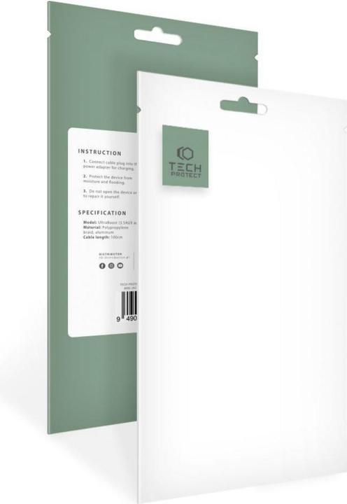 Actual product image Tech-Protect Ultraboost Magnetic Charging Cable 120cm Apple Watch White