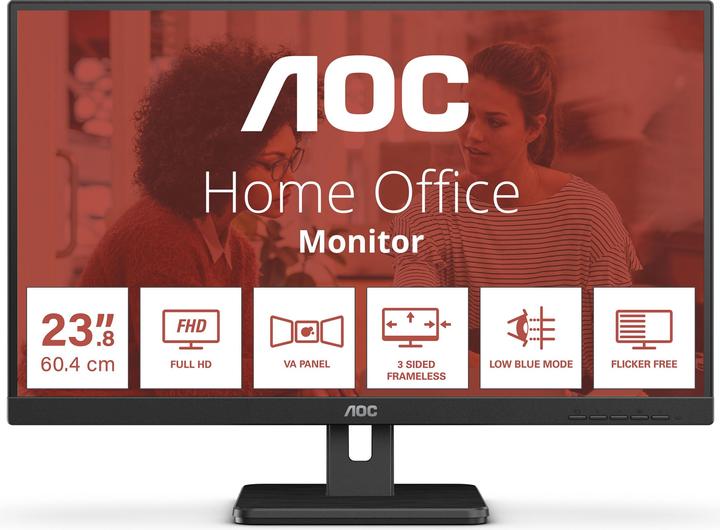 AOC 24E3UM 16:09 HDMI+DP+USB VA (1920 x 1080 Pixel, 24")