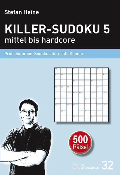 Produktbild Killer-Sudoku 5 - mittel bis hardcore (Deutsch, Stefan Heine, 2012)