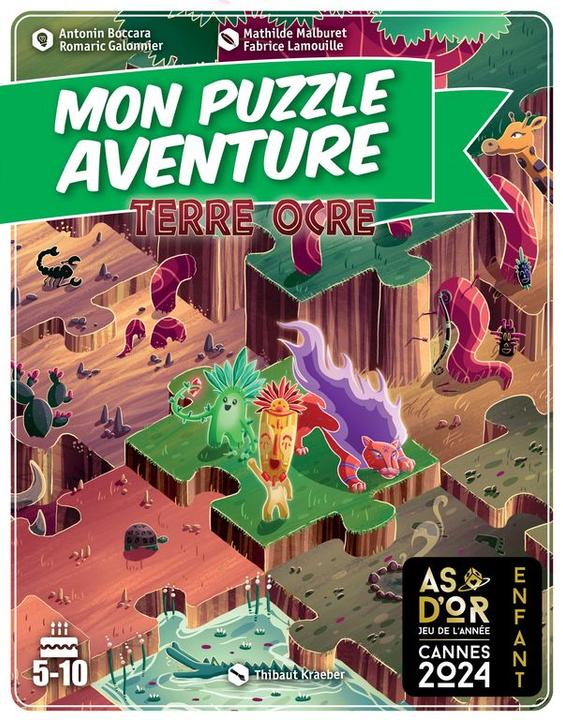 Immagine prodotto Game Mon puzzle aventure - Terre ocre (42 pezzi)