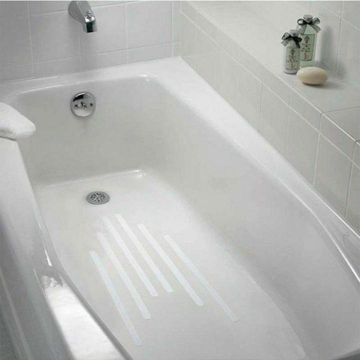 Produktbild Werkstein Selbstklebendes Anti-Rutsch Pad Sticker für Dusche / Badewanne - Transparent 19-tlg. Set (385 mm)