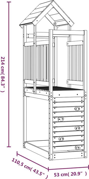 Produktbild vidaXL Spielturm
