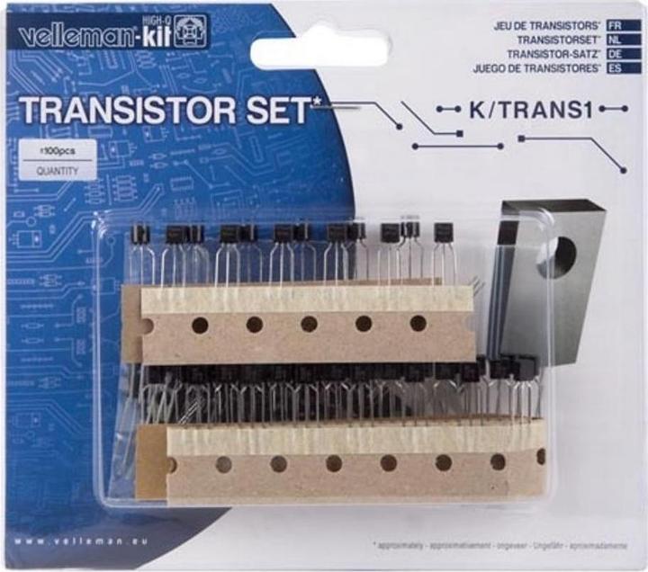 Image du produit Velleman TRANSISTOR SET 100pcs