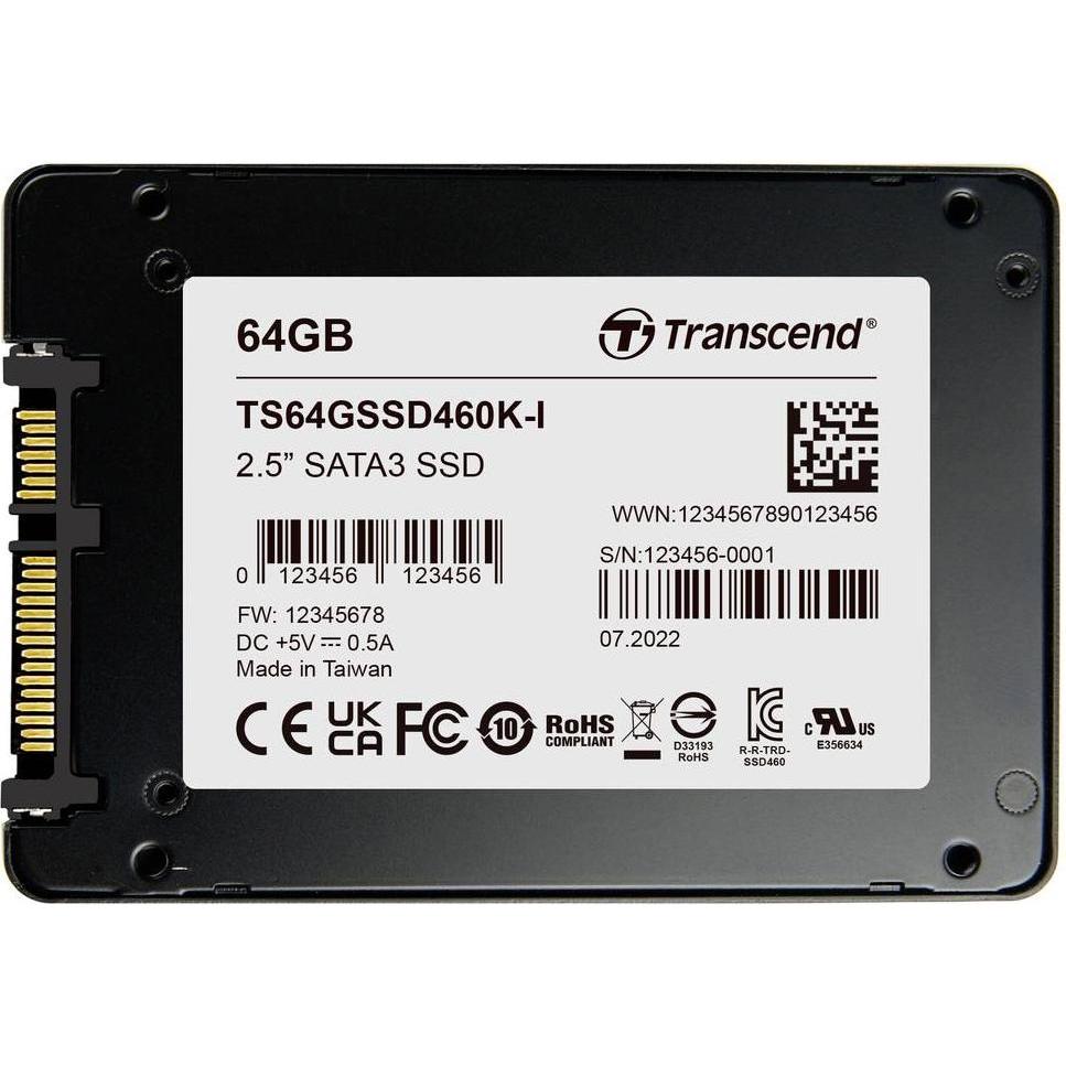 Thumbnail - Transcend 64 GB Interne mSATA SSD TS64GSSD460KI-VS1 (64 GB, mSATA), SSD