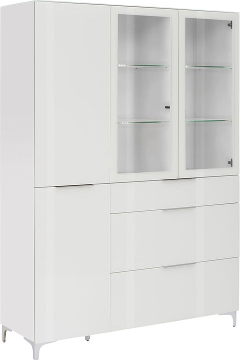 Produktbild Maja Möbel Vitrine Shino weissglasx190