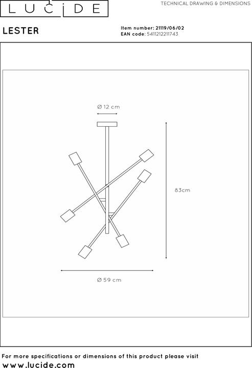 Produktbild Lucide Lester (E27)