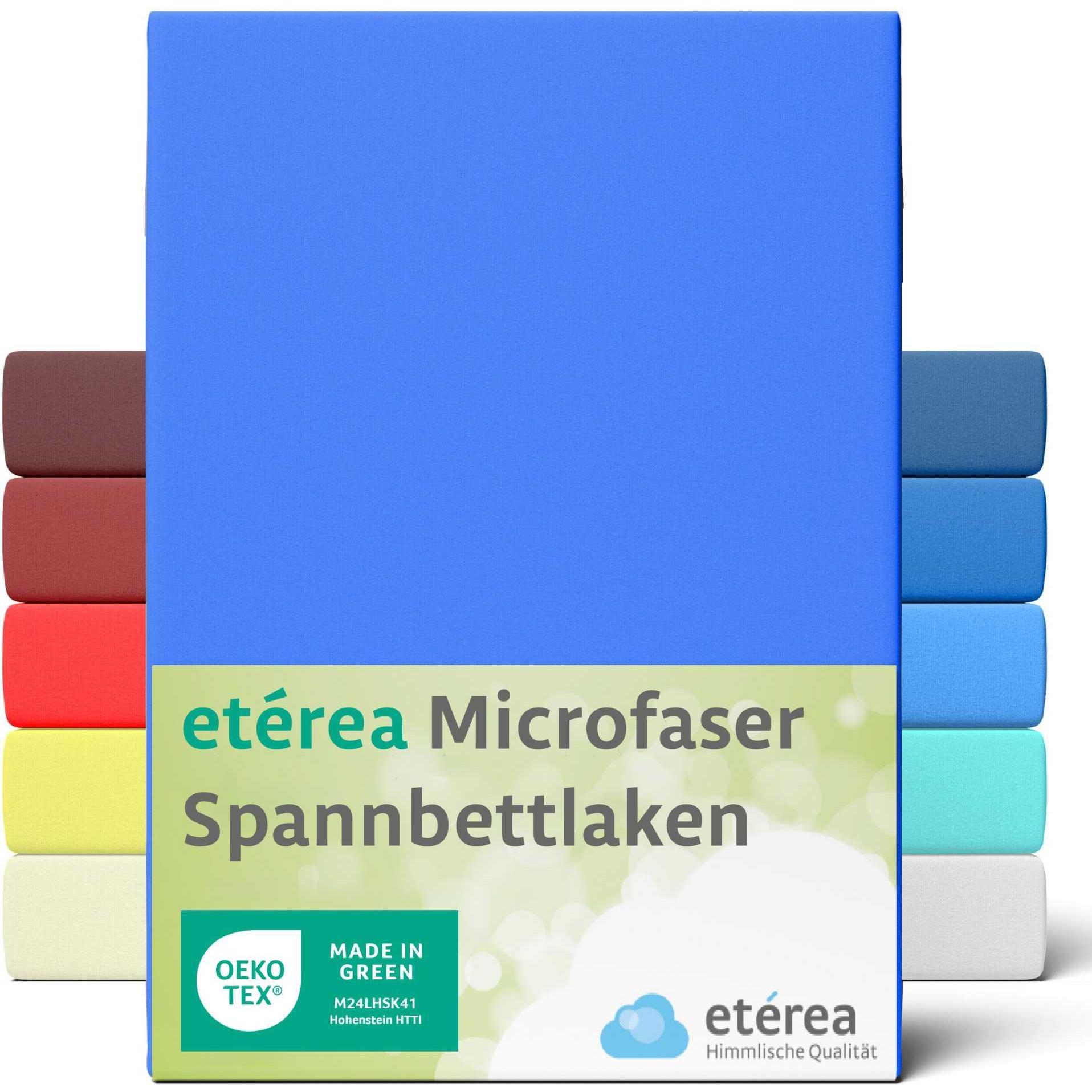 Etérea, Fixleintuch, Microfaser Jersey Spannbettlaken (60 x 120 cm, 70 x 140 cm)