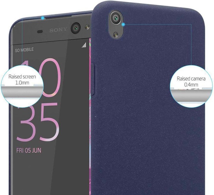 Image du produit Cadorabo Couverture rigide Frosty Cover (Sony Xperia XA)