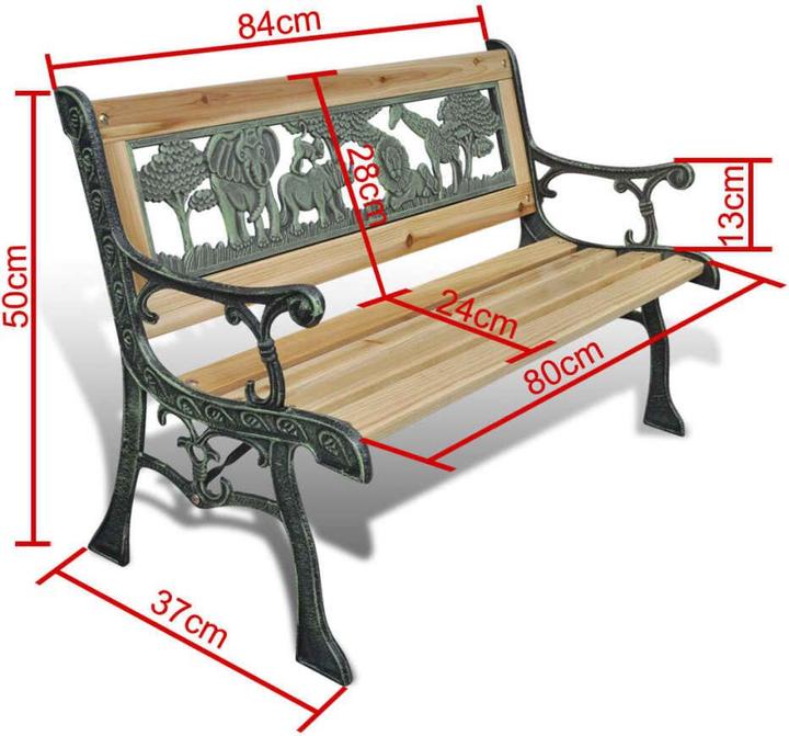 Produktbild vidaXL Gartenbank