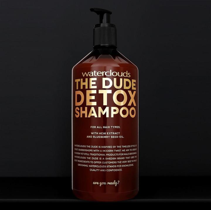 Produktbild Waterclouds Detox Shampoo 1000ml (Flüssiges Shampoo, 1000 ml)