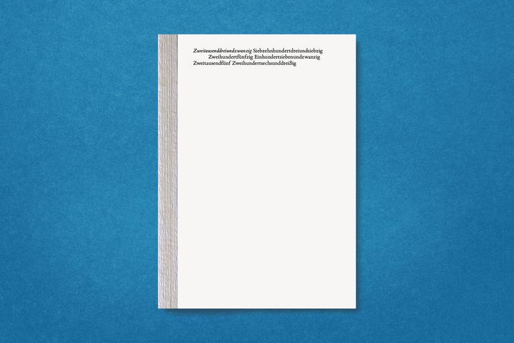 Immagine prodotto Zweitausenddreiundzwanzig (Inglese, Tedesco, Accademia d'arte di Düsseldorf, Donatella Fioretti, 2024)