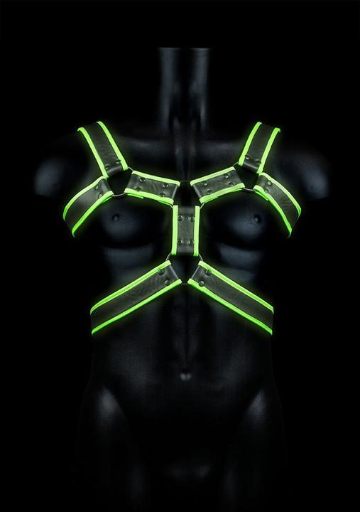 Produktbild Ouch! Body Harness - Glow in the Dark (S, M)