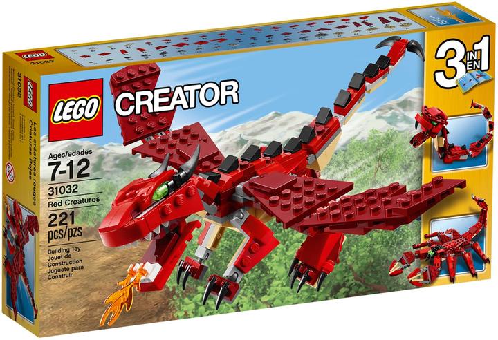 Produktbild LEGO Creator Rote Kreaturen (31032, LEGO Creator Expert)