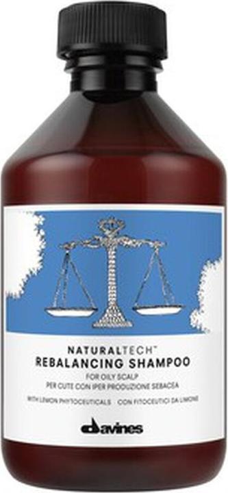 Actual product image Davines Naturaltech - Rebalancing Shampoo (Liquid shampoo, 100 ml)