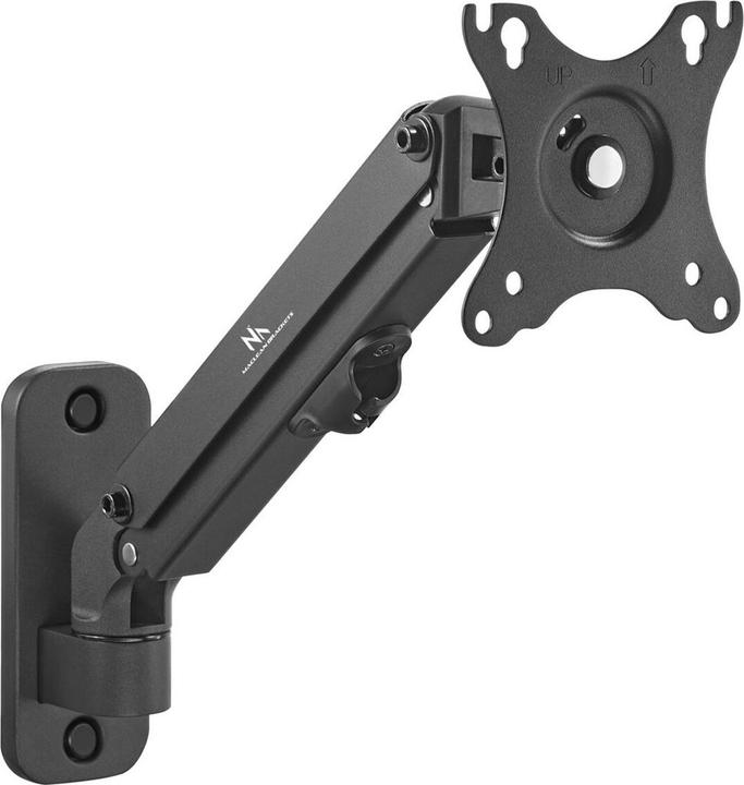 Immagine prodotto Maclean Supporto a parete per monitor 17-27" 7kg max molla a gas MC-458 (Muro, 27.01")