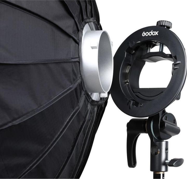 Produktbild Godox S2 type Bracket Bowens + Softbox 60x60cm + Grid (Softbox)