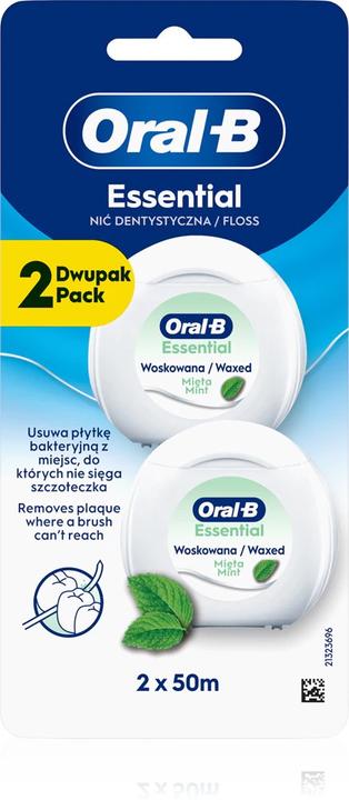 Oral-B Essentielle Zahnseide mit Minze und Wachs (50 m)