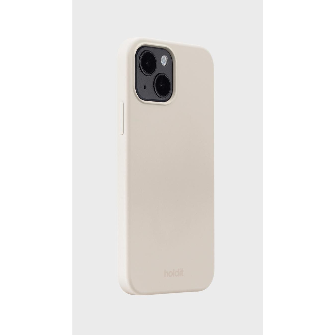 Thumbnail - Holdit Silicone Case (Apple iPhone 15), Smartphone Hülle, Beige