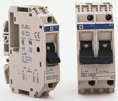 Actual product image Schneider Electric 1P thermal magnetic circuit breaker,8A