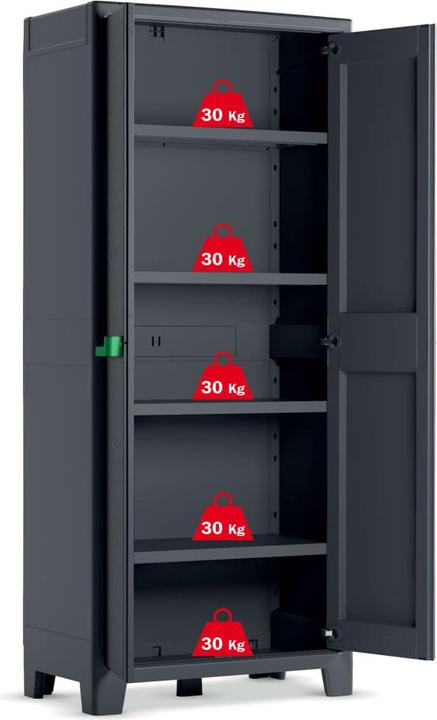 Actual product image Keter Armoire de rangement (80 x 44 x 182 cm)