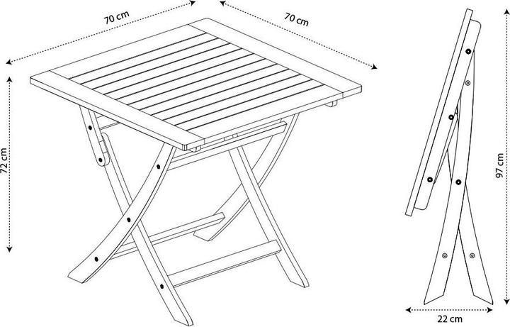 Produktbild Contini Gartentisch