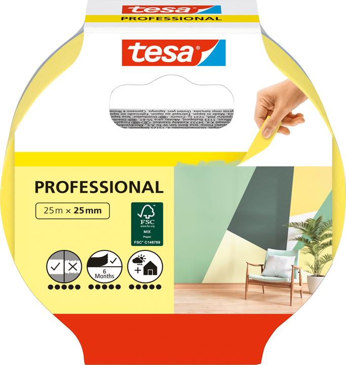 Immagine prodotto tesa 2x ruban de peintre PROFESSIONAL (25 mm)