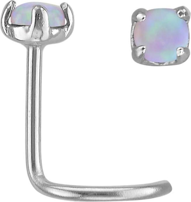 Image du produit Bijouteria Piercing nez (Acier inoxydable, Opale Synthétique)