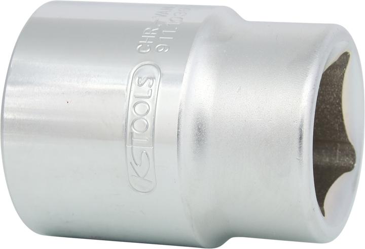 Produktbild KS Tools 1" Sechskant-Stecknuss kurz (36 mm)