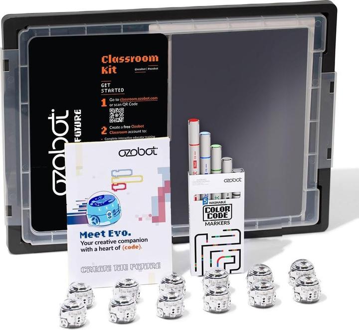 Image du produit Ozobot MINT Coding Robot Kit scolaire "Evo Classroom Kit 12 Robots