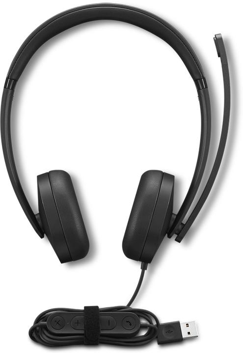 Actual product image Lenovo USB-A Wired Stereo Headset Gen 2 (Cable, USB-A)