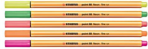 Produktbild STABILO point 88 Fineliner (Neonrot, 1 x)