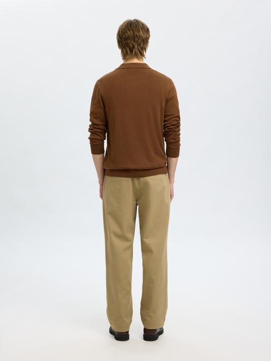 Produktbild Selected Homme 100% Merinowoll Polohemd aus Strick (S)