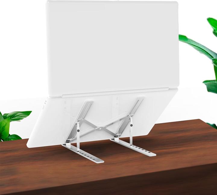 Produktbild Aisens Soporte De Sobremesa Ajustable Para Portatil Tablet Plata