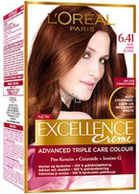 Actual product image L'Oréal Paris Excellence Cream Triple Protection (6.41 Natural Hazelnut Brown)