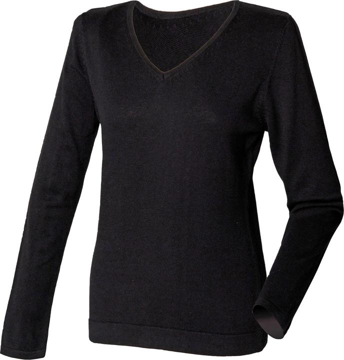 Produktbild Henbury FeinstrickPullover mit VAusschnitt (XL)