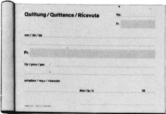 Produktbild Simplex Quittungen (100 x)