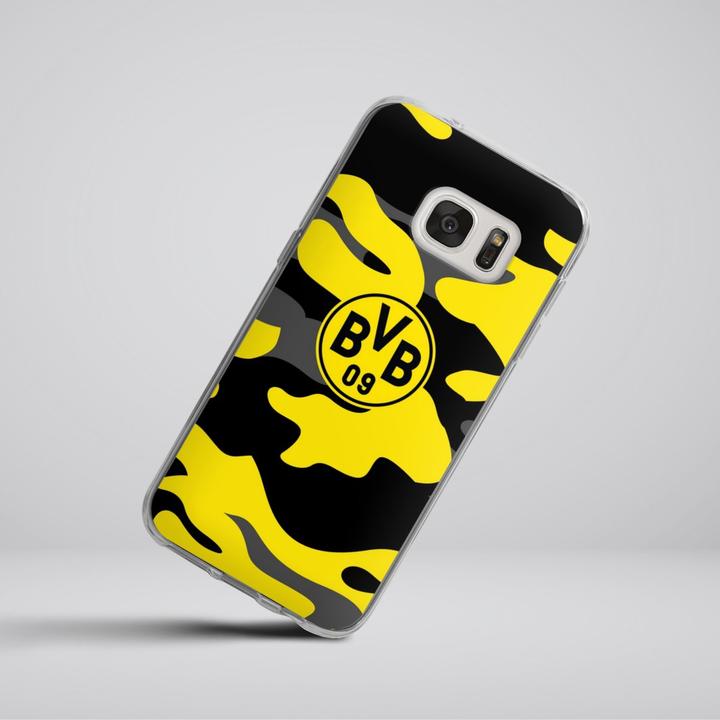 Produktbild DeinDesign Silikon Hülle für Samsung Galaxy S7 Handyhülle Case Smartphone Schutzhülle BVB Borussia Dortmund (Samsung Galaxy S7)