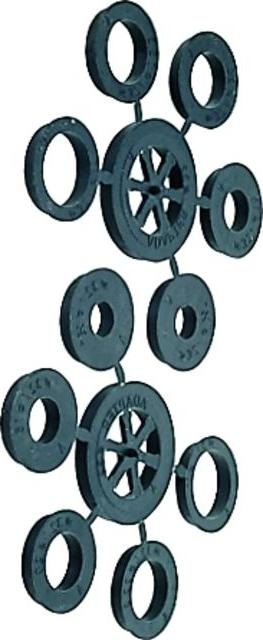 Actual product image Osborn Sisal cloth ring set, 3-piece, with impregnation for pre-polishing
