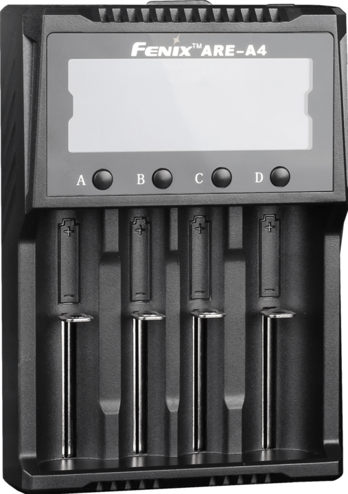 Produktbild Fenix Ladegerät ARE-A4 (1 Stk., 14500, 16340, 18650, 26650, AA, AAA, Ladegerät inkl. Akku)