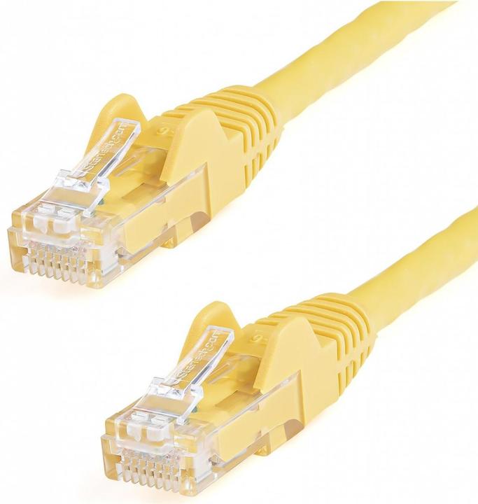 Actual product image StarTech 1 m yellow snagless Cat6 UTP patch cable - ETL-tested - N6PATC1MYL (UTP, CAT6, 1 m)