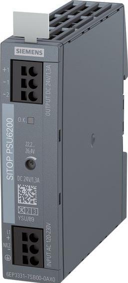 Image du produit Siemens DIN Rail Power Supply 24V 1.3A 31.2W
