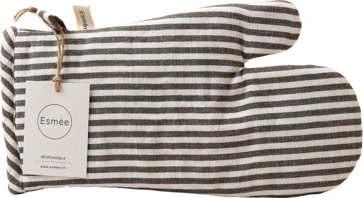 Esmée Oven Glove Cotton-Linen Mix (Filling: Polyester, 50% linen / 50% organic cotton)