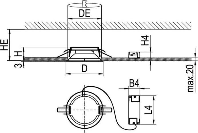 Produktbild Ridi LED-Downlight (2610 lm)