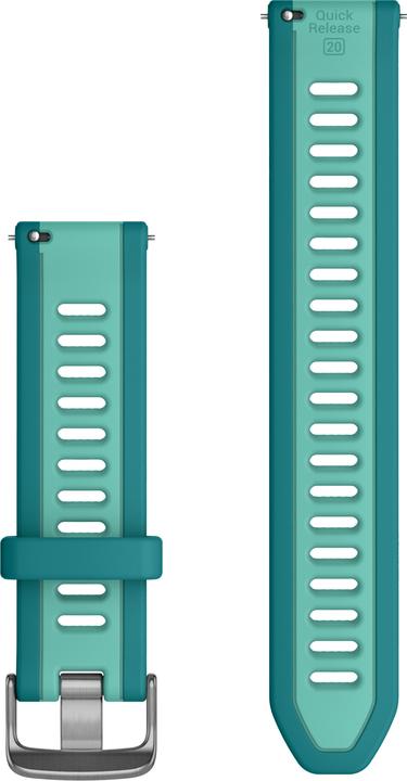 Immagine prodotto Garmin cinturino per orologio a sgancio rapido, turchese/aqua (20 mm, Silicone)