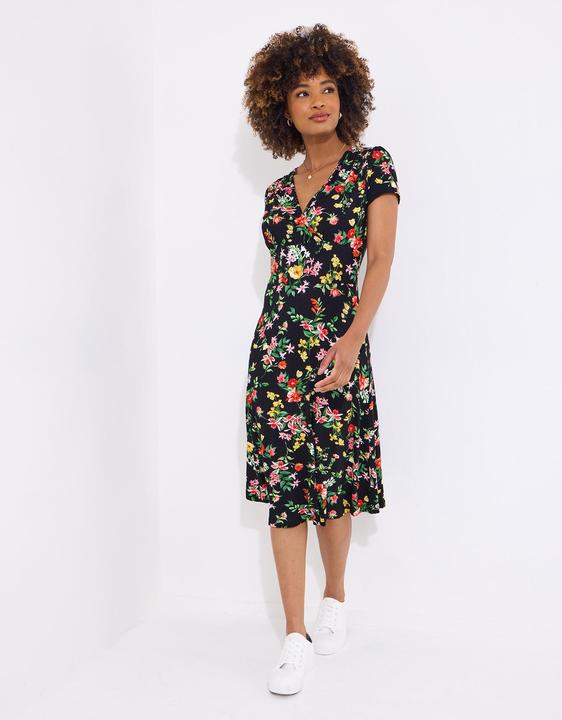 Produktbild Joe Browns Dark Floral Jersey Wrap Dress (44)