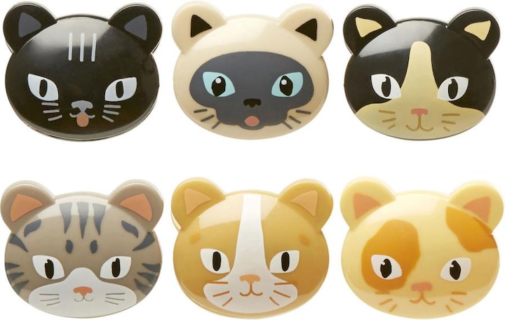 Produktbild Kikkerland Verschlussclip Katze (6 x)