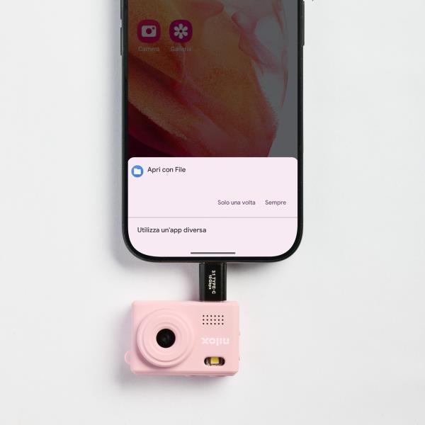 Actual product image Nilox Mini Action Cam Pink (30p)