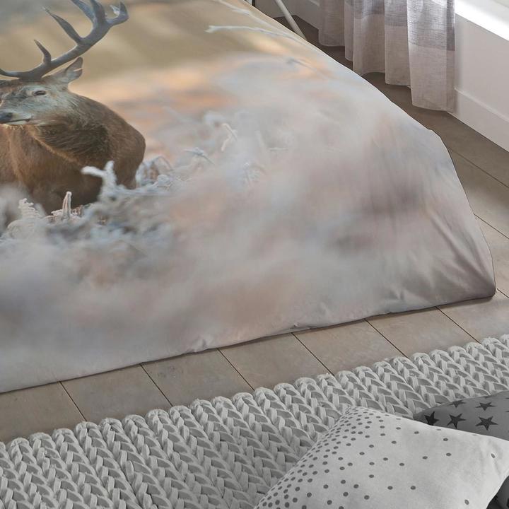 Produktbild Traumschlaf Hirsch (Bettwäsche Set, 135x200 cm + 80x80 cm)