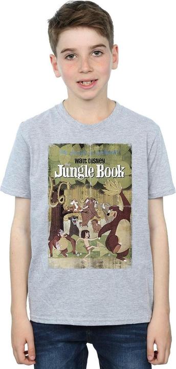 Immagine prodotto Disney The Jungle Book Retro Poster Maglietta Ragazzi (152, 158)